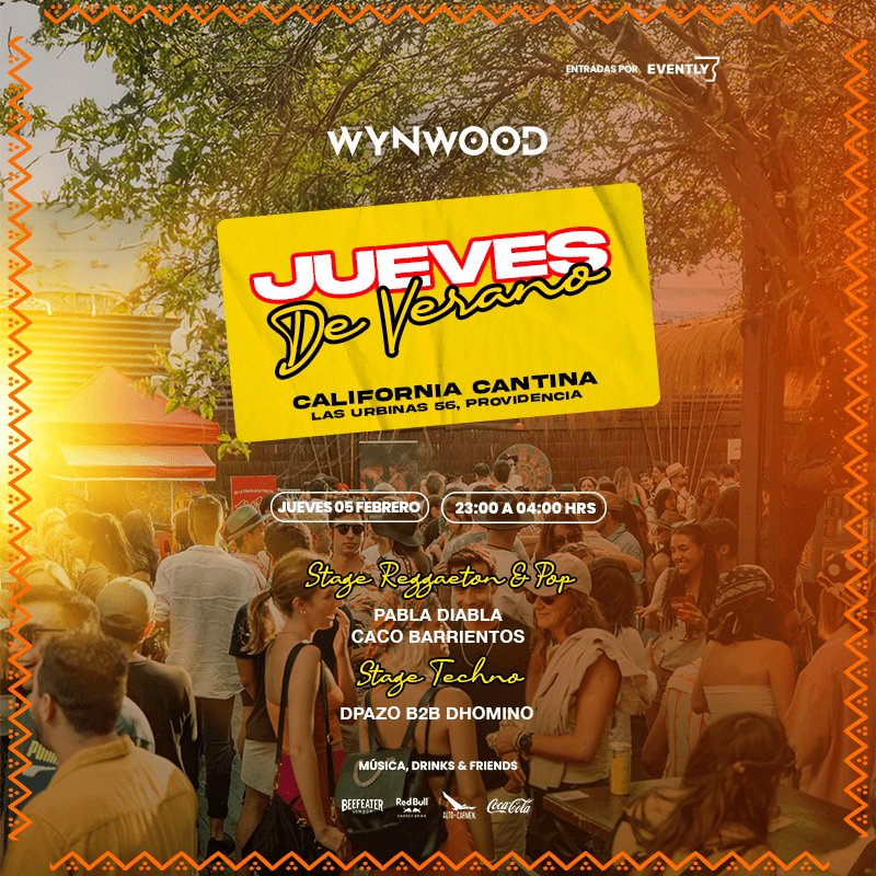 ☀️ JUEVES DE VERANO ☀️ California Cantina 🌴 - Jueves 5 Feb  image}