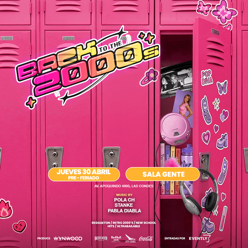 💿 BACK TO THE 2000’s 💿 - SALA GENTE 🔥 - JUEVES 30 ABRIL (Viernes 1 Feriado Irrenunciable) image}